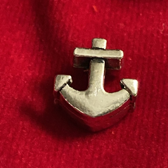 โ๏ธ NWOT - Anchor - Silvertone Slider Charm โ๏ธ - Picture 3 of 7